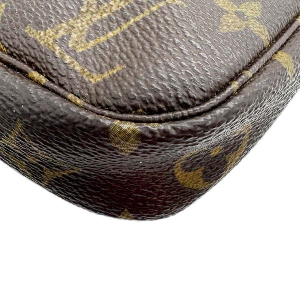 LOUIS VUITTON Authentic Brown Monogram Pochette Pouch - Picture 7 of 15